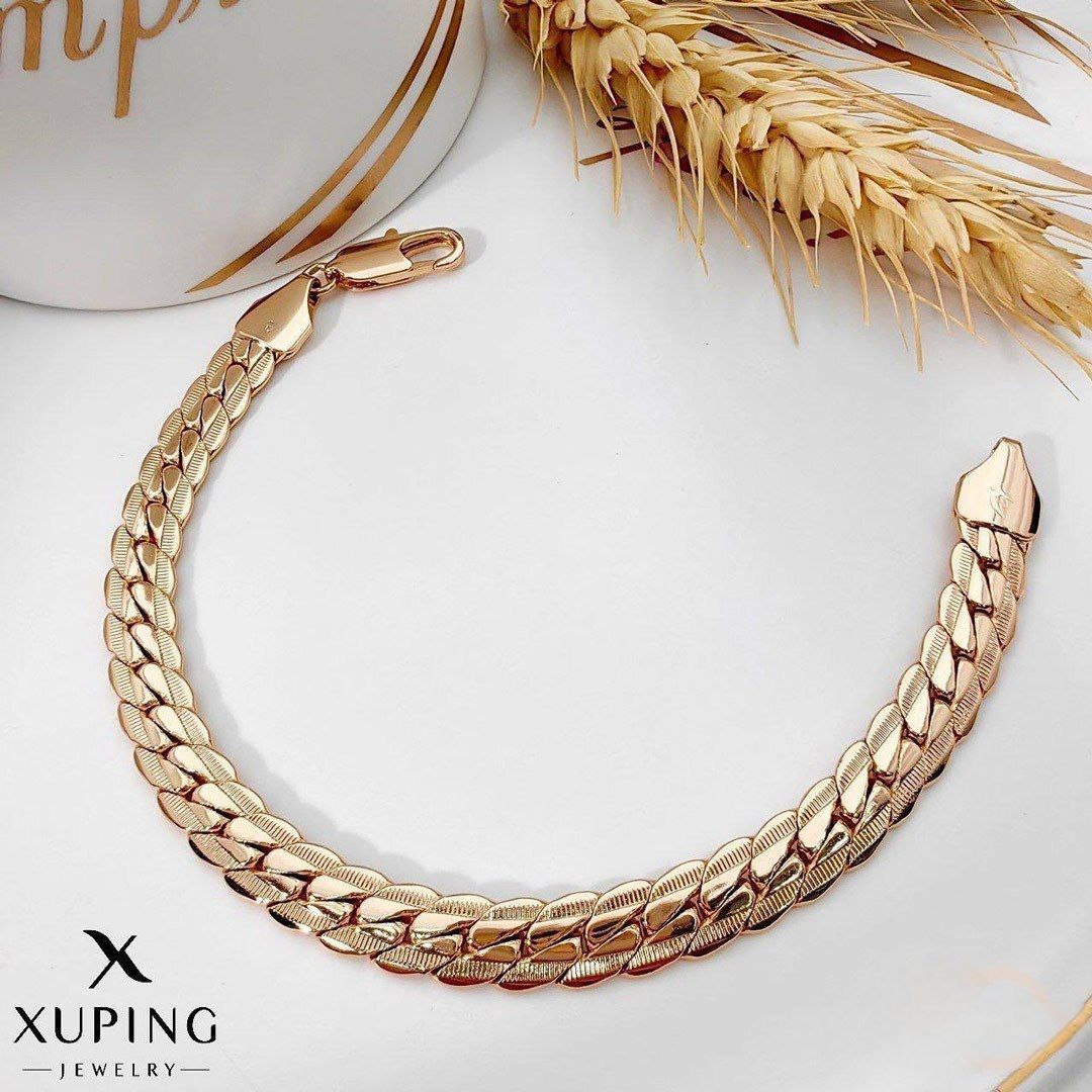 دستبند پوست ماری Xuping – طرح شیک مجلسی مشابه طلا پرفروش