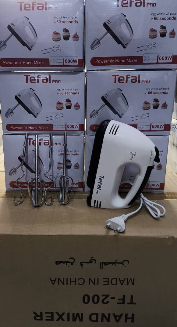 همزن خانگی تفال مدل TF-200 – دارای 7 سرعت و سری‌های استیل